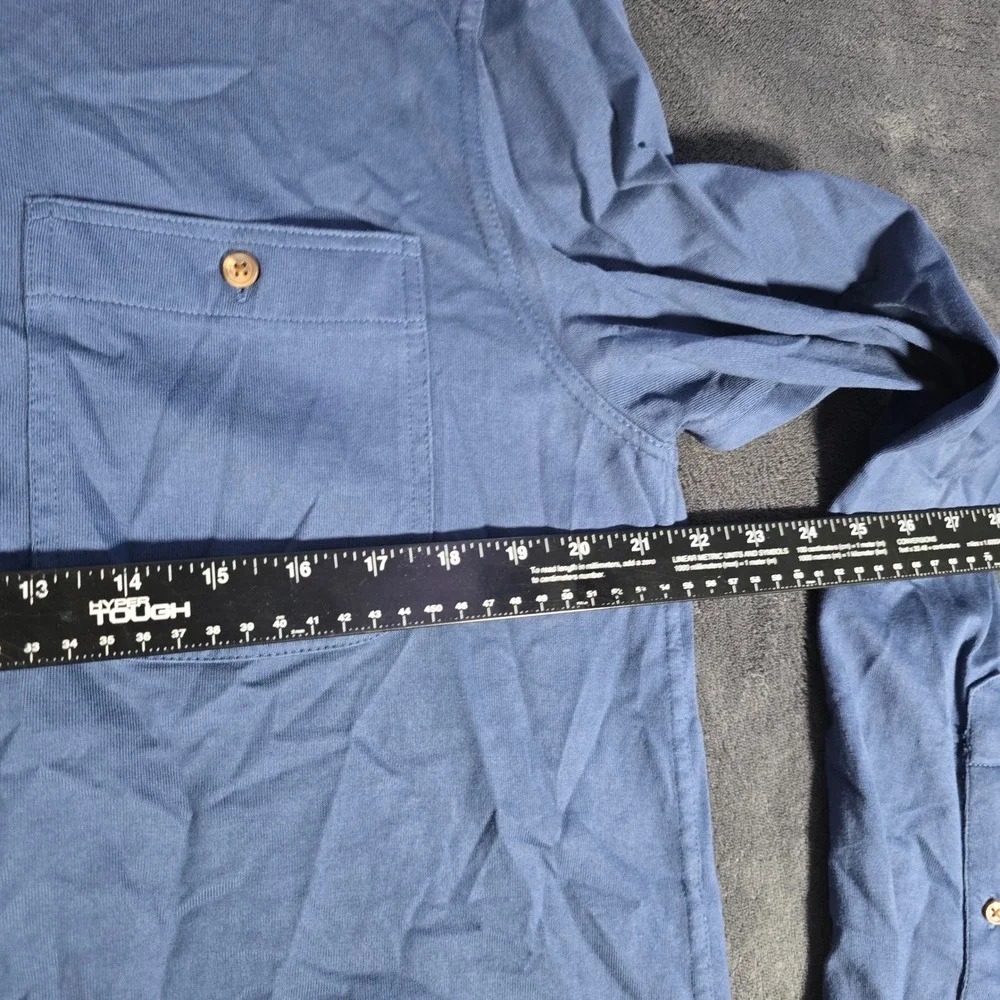 Banana Republic Slim Fit Shirt Long Sleeve Button Up Pockets Blue‎ L